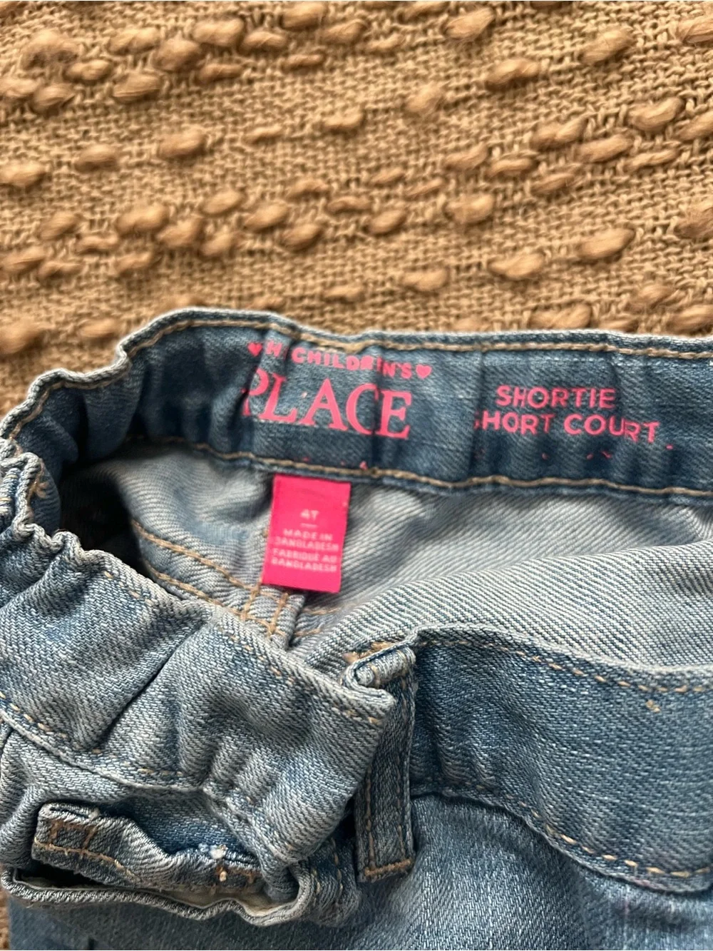 The Children's Place Light Blue Denim Jean Shorts for Girls